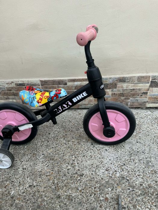 Детско колело WAX BIKE с помощни колела – почти ново
