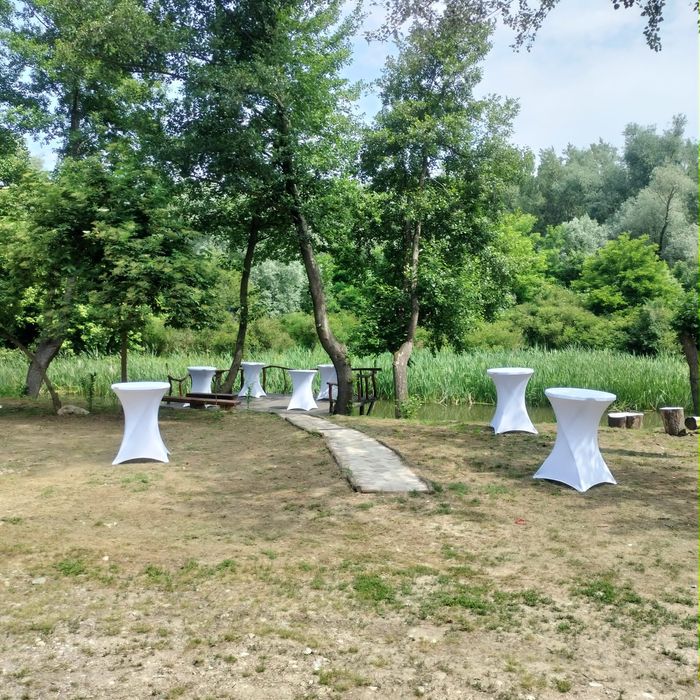 Mese Cocktail husa alba sau neagra