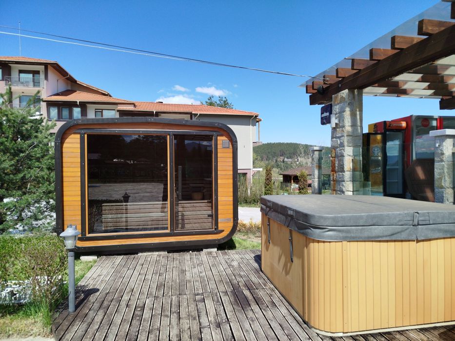 Сауна тип бъчва, руска баня ,парна баня,външна сауна