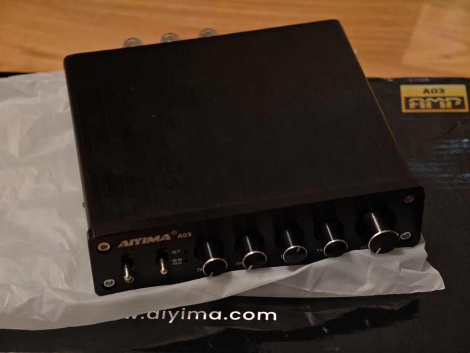 Amplificator Audio 2.1 2x 50W + 1x 100W Subwofer Aiyima A03