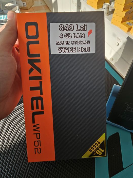 Oukitel WP52, 4/256 GB, Nou, 2 ani garanție