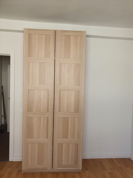 Dulap Pax Ikea stejar deschis ca nou