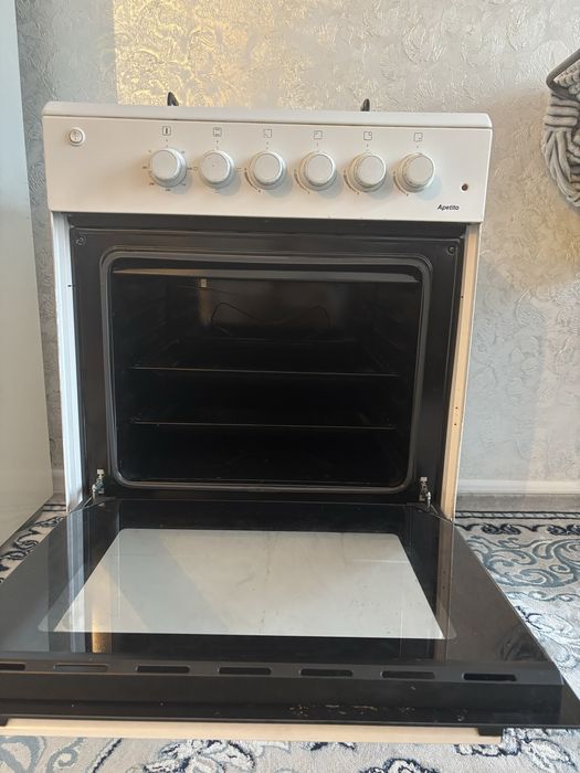 Газовая плита с духовкой напольная