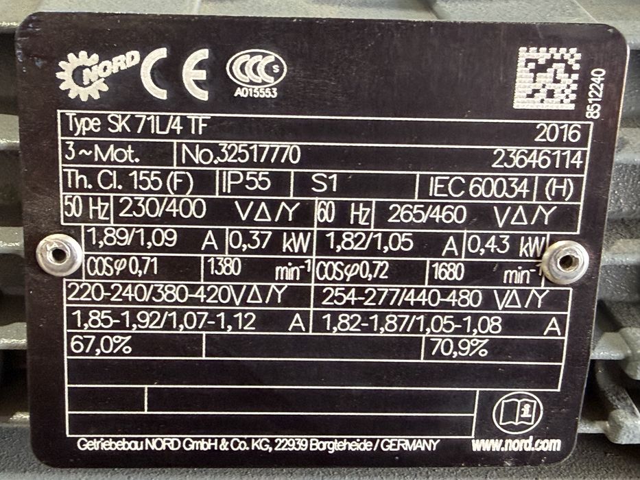 Нова шнекова/винтова помпа Netzsch 65-250l/h