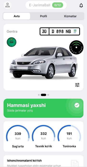 Lacetti 1.8 avtomat gentra qilingan