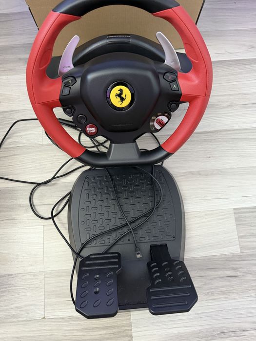 Волан и педало за игри - Racing wheel Ferrari 458 Spider