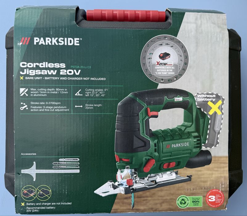 Feresteau pendular pe acumulator  20v Parkside