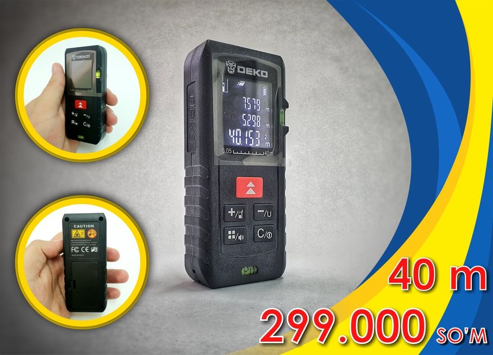 40 m Лазерный уровень дальномер метр лазерная рулетка lazer metr
