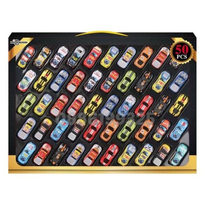 Голям комплект метални колички, 50броя метални коли сет