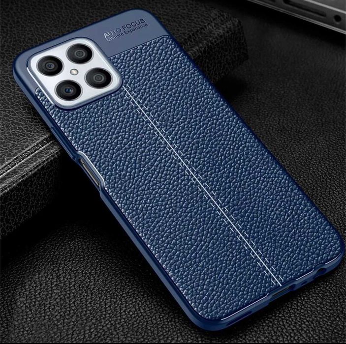 Husa Premium Antisoc model PIELE pentru Honor X7 4G, Honor X8 4G