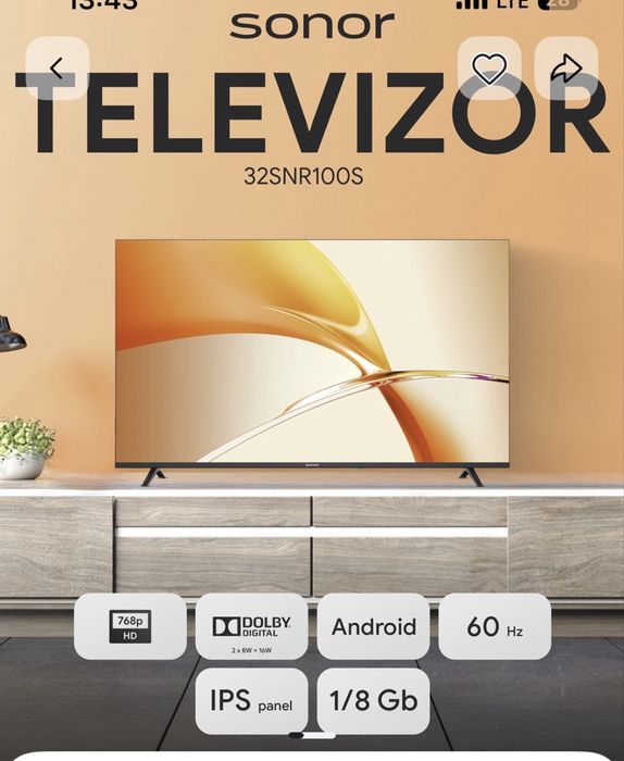 32 tv 100 sonor smart