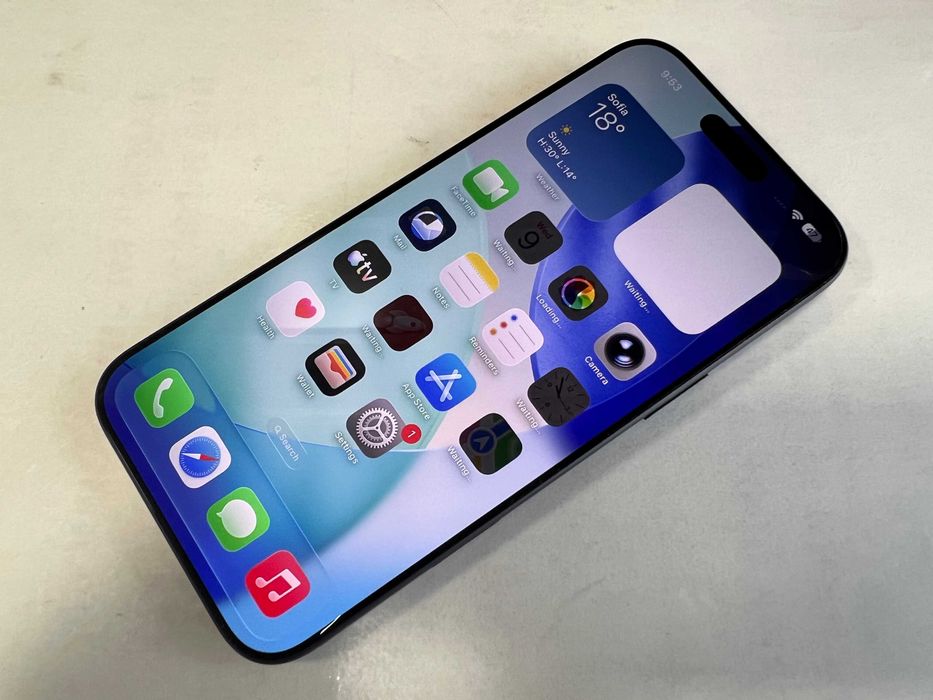 iPhone 17 Pro Max 256gb 100% батерия.3 години Йетел