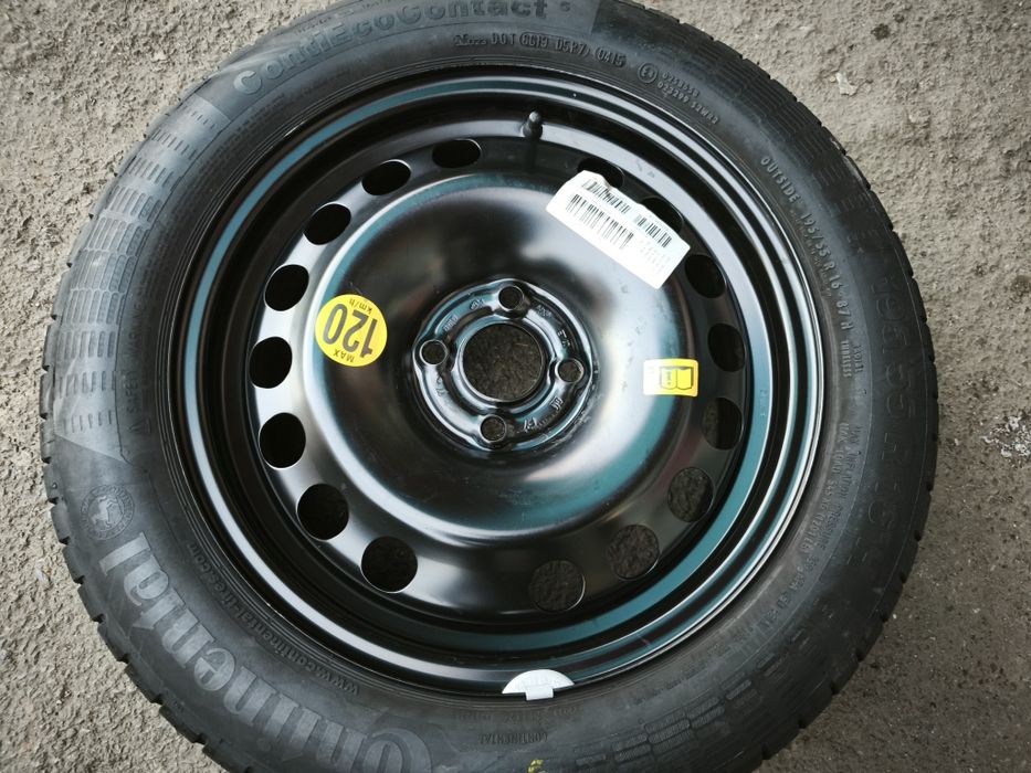 16" резервна гума с джанта за Opel Corsa.