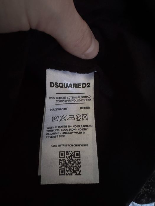Tricou Dsquared2 simplu cu logo XXL