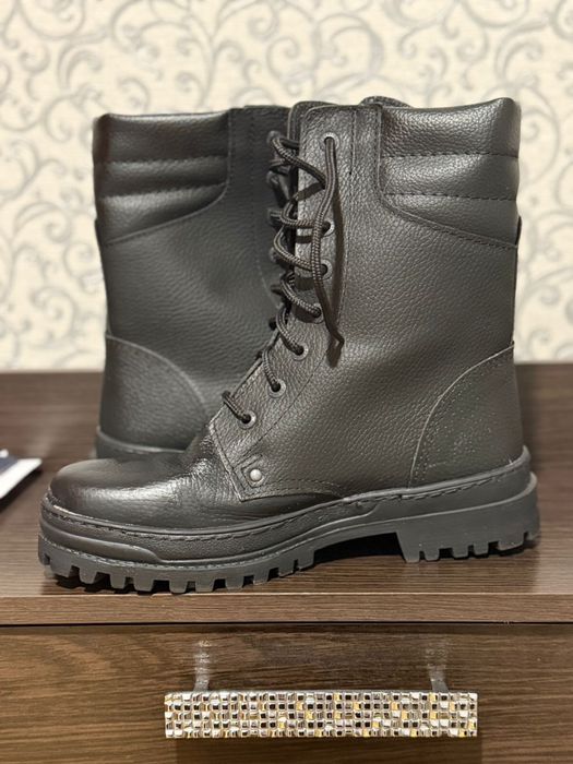 Берцы с цигейкой