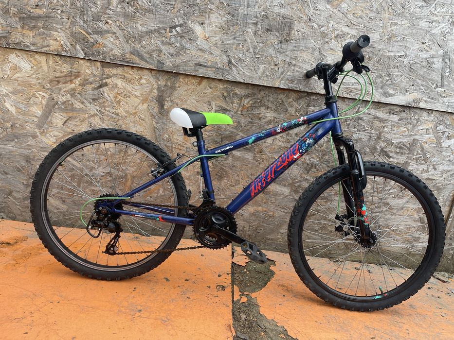Bicicleta apollo  interzone frane pe disc roti 24”
