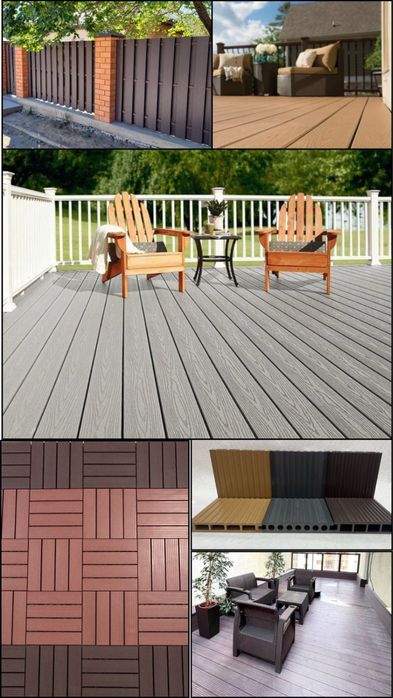 Террасная доска, декинг, ДПК, дэкинг