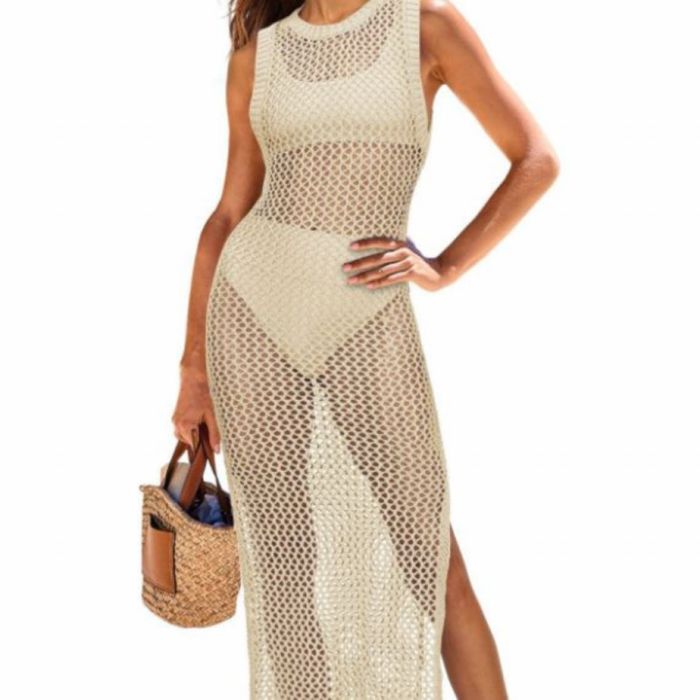 Плажна плетена туника