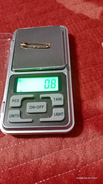 Золотая булавка 585 проба Россия.