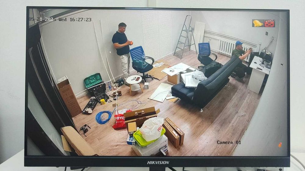 Установка видеонаблюдения