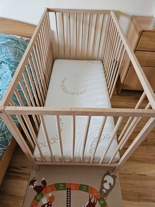 Детско креватче 60/120 с матрак двулицев
