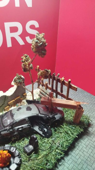 Диорама посвящена войне