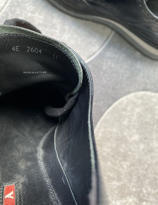 Кожени обувки Prada номер 46