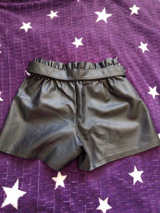Шорты кожаные женские