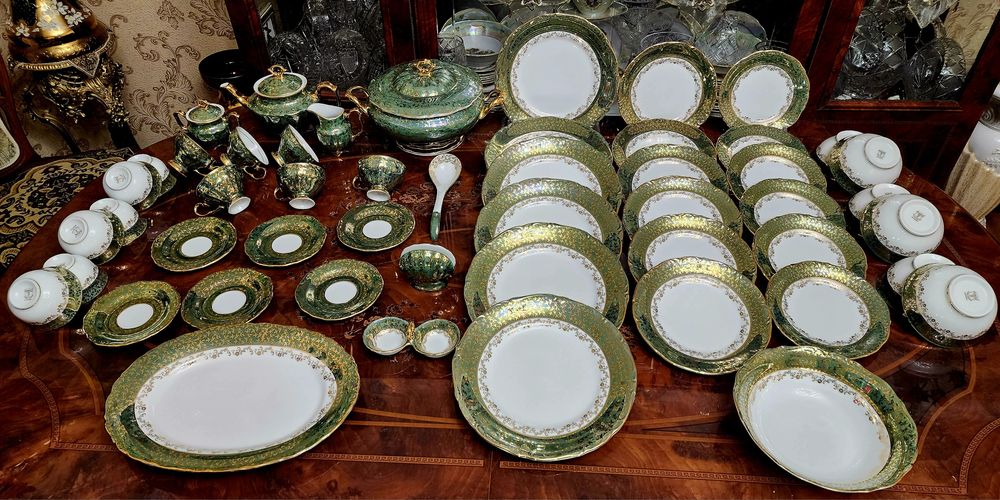 Чайно-столовый сервиз "Хамелеон". Чехия. Дёшево !