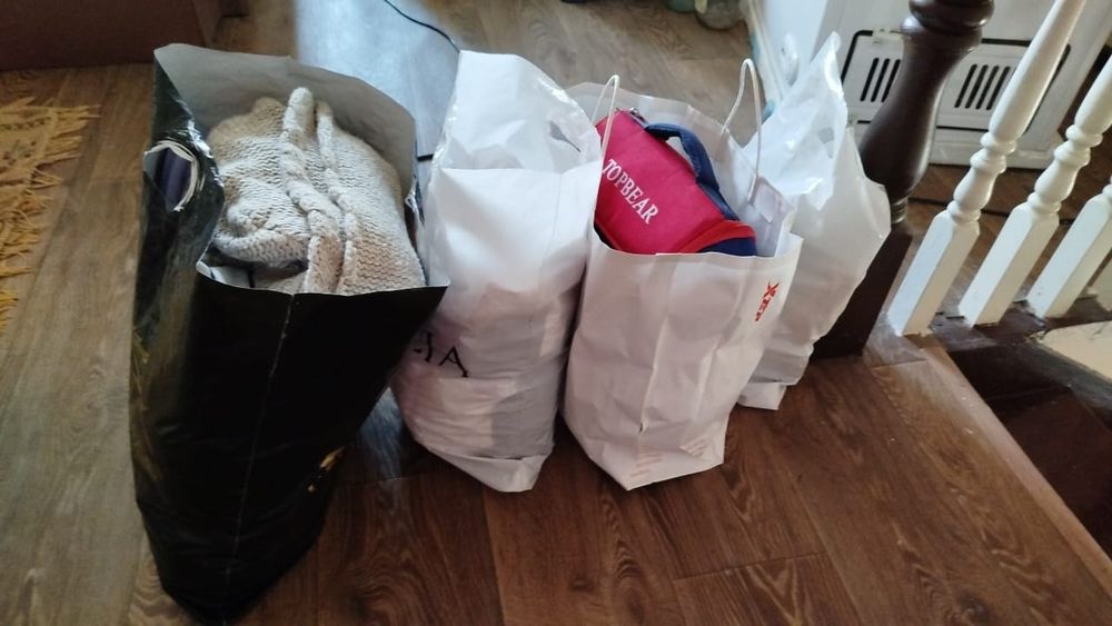 Вещи детские женские 4 пакета