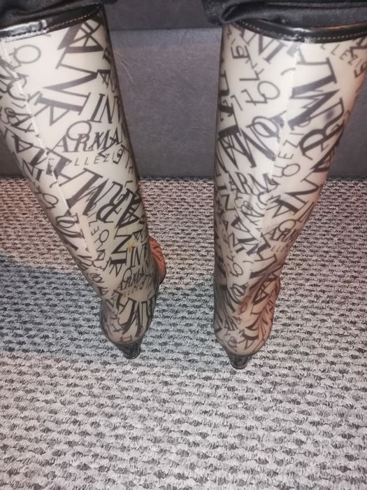 Vând cizme cauciuc ARMANI originale