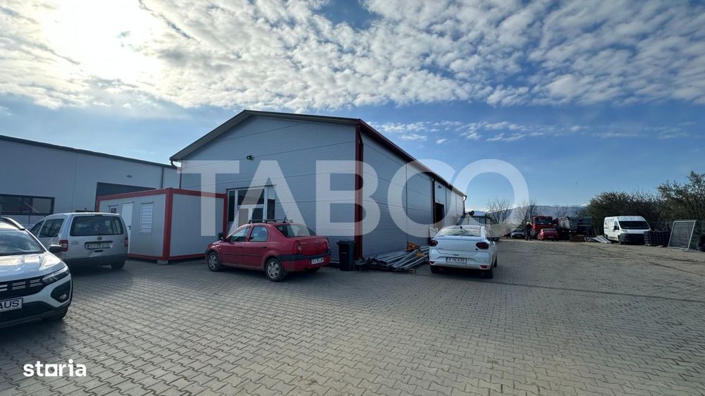 Hala industriala de vanzare acces direct din DnE1 in Cristian Sibiu