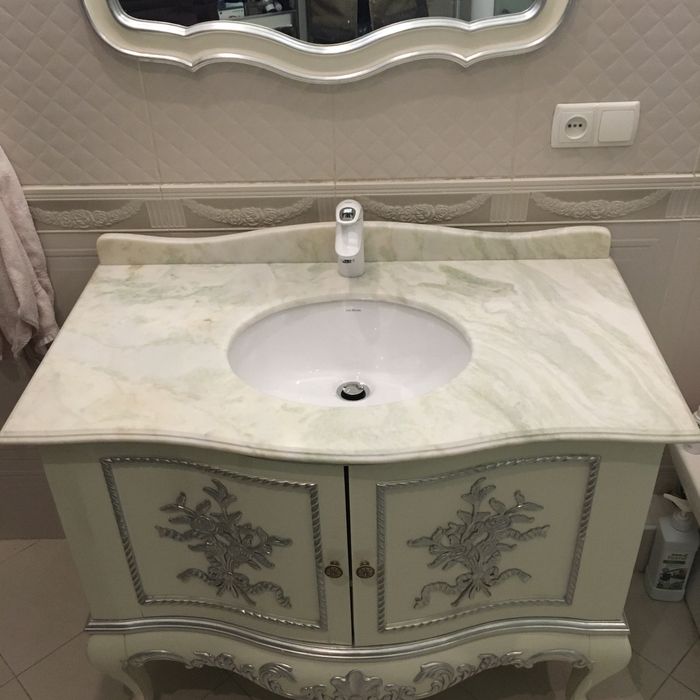 Столешницы для ванны из камня