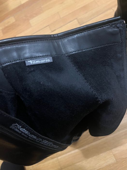 Tall winter cowboy style boots