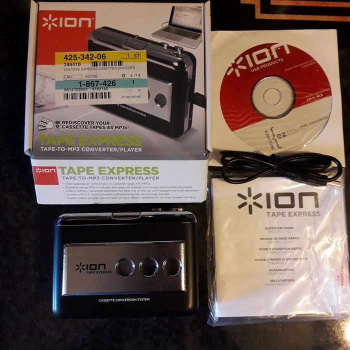Casetofon ION,convertor muzica caseta in MP3.