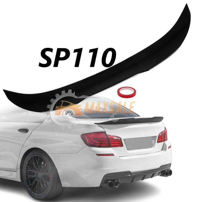 F10 Спойлер PSM style на BMW 5 серия Ф10 черен гланц седан тунинг