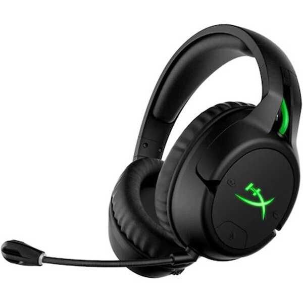 Casti gaming wireless HyperX CloudX Flight, compatibile cu PC/Xbox One/Xbox Series X|S, negru/verde
