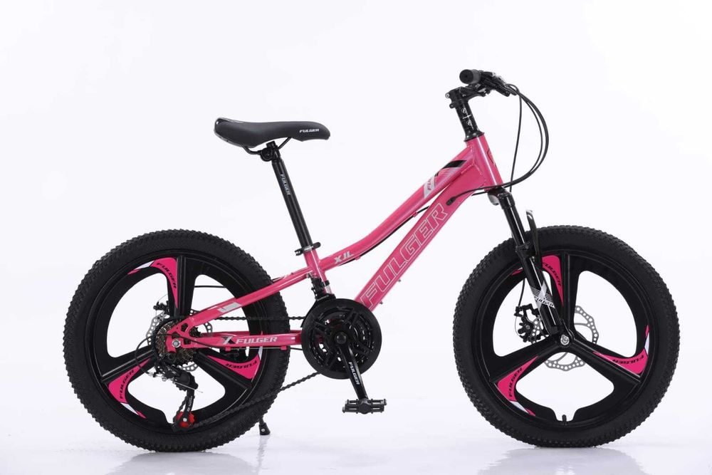 Bicicleta Shimano XJL-20T, cadru otel, frane disc 4 culori 21 viteze