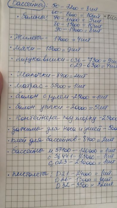 Бассейн, балоны, жилеты, нарукавники (оптовая цена)