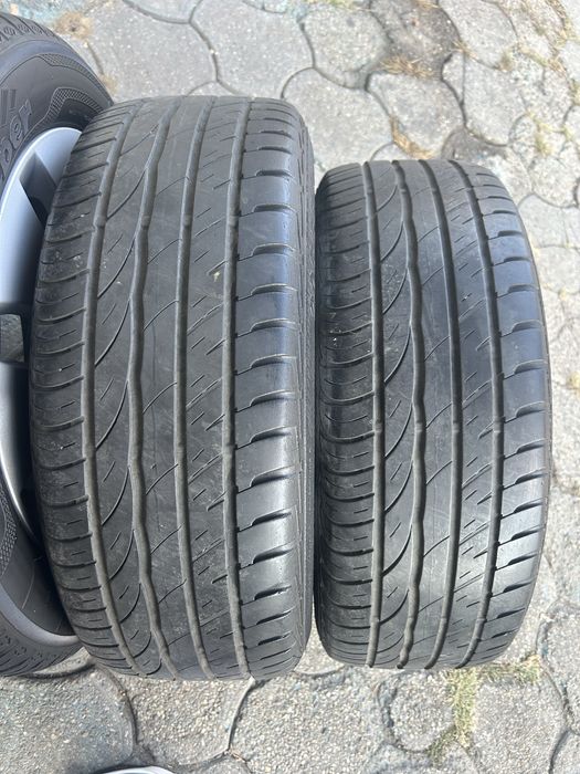 Jante aliaj 5x112mm, anvelope vara 205/65 R16, Audi A3, A4 B5, B6, B7, VW, Seat, Skoda