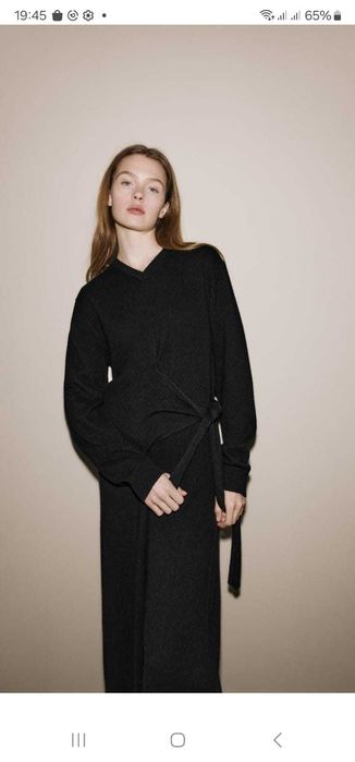 Кашемировое платье ZARA