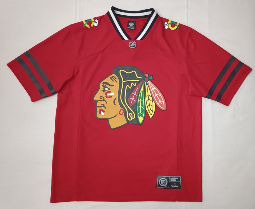 Chicago Blackhawks NHL Jersey оригинална тениска L спорт фланелка