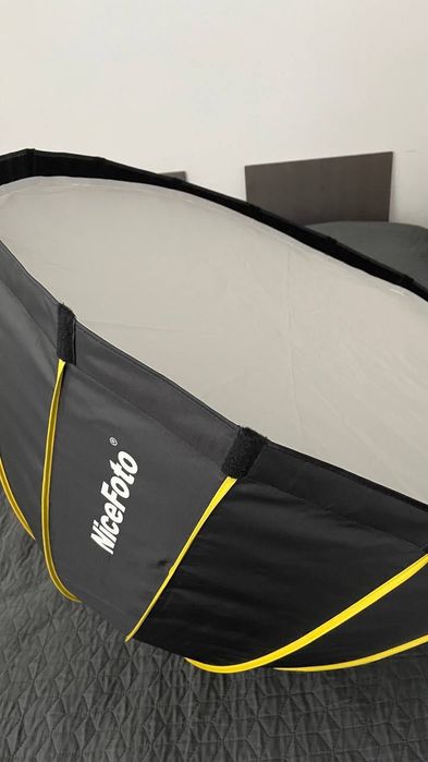 Бързосгъваем параболичен софтбокс с грид NiceFoto LED 90 cm