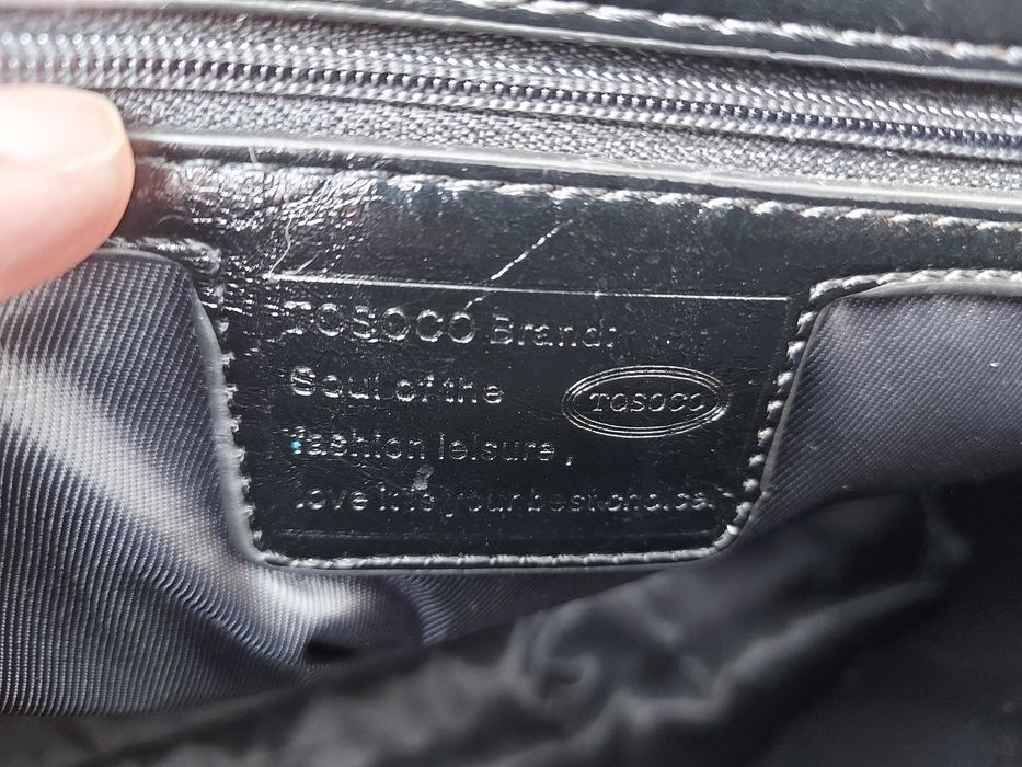 *Tosoco Geanta de documente | 37×28×9 cm, Negru