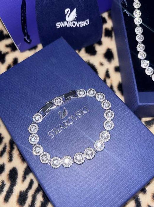 Set Swarovski Angelic Argintiu - Colier/Bratara