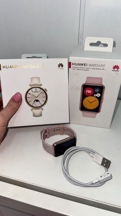 Часовник Huawei watch fit TiA B09 Sakura pink