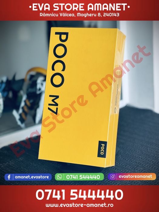 POCO M7 Black 256GB 8GB RAM Dual SIM