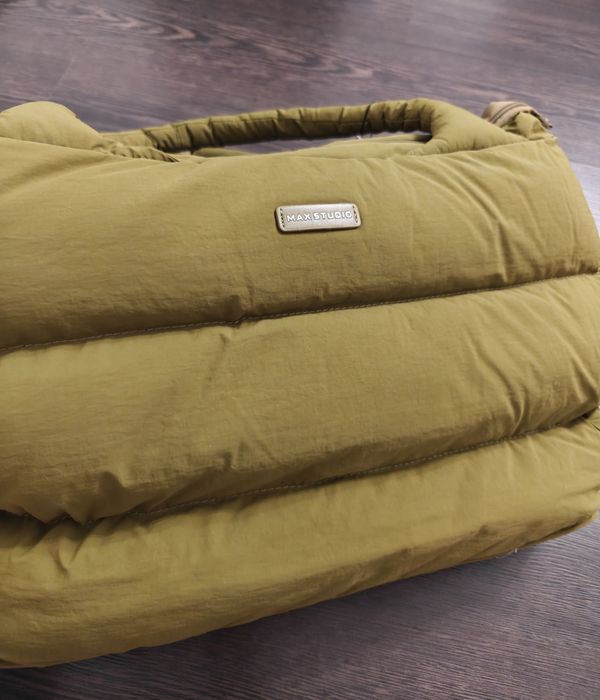 Огромная сумка зелёная Max Studio