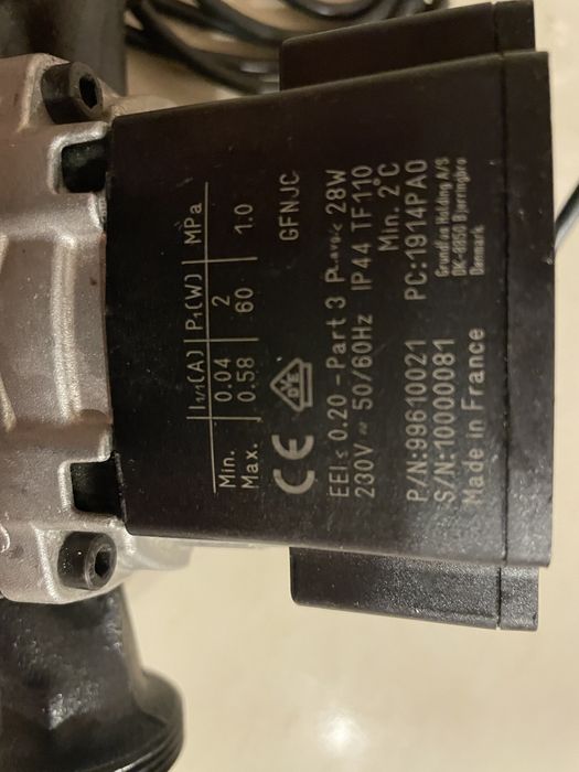 pompa recirculare grundfos