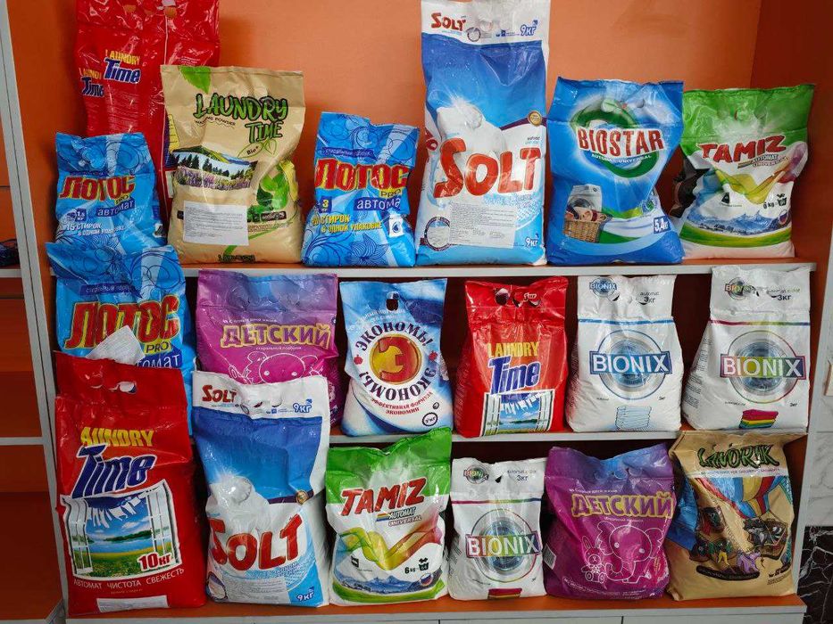 Бытовая химия, моющие средства, гели, порошок. Оптом.  Низкие цены.